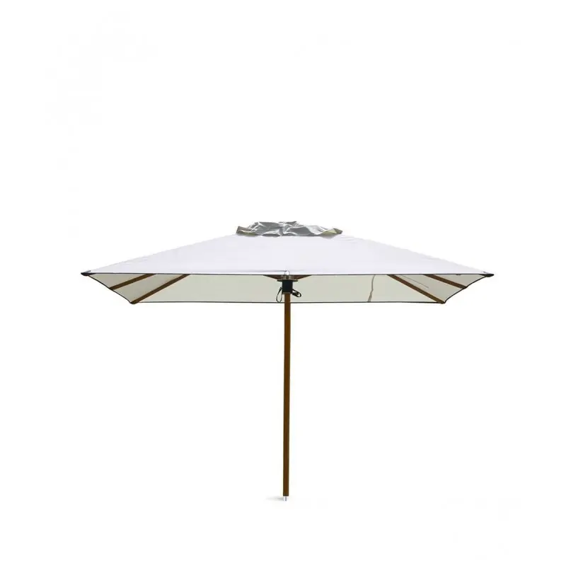 Unopiù Ombrellone DAMIAN in legno con telo in tessuto acrilico da 350x250 cm Ultime Pezzi