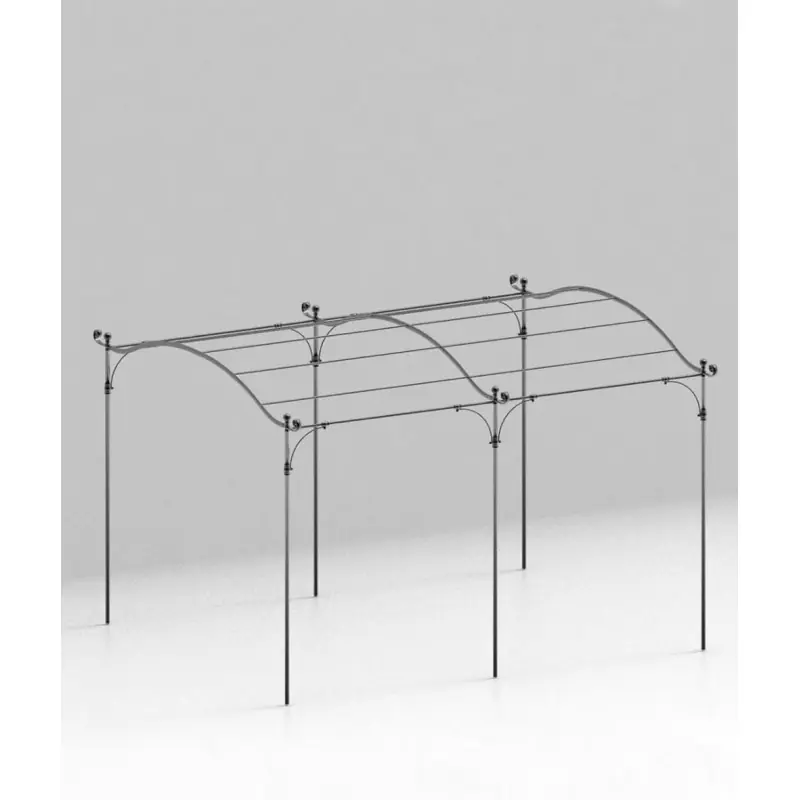 Subito Disponibile Unopiù Pergola autoportante curva SOLAIRE da 376x240/340 cm