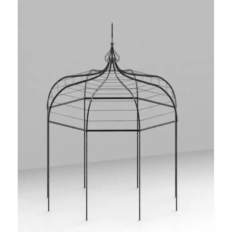 Prezzo Basso Unopiù Padiglione ottagonale SOLAIRE in ferro da Ø333 cm