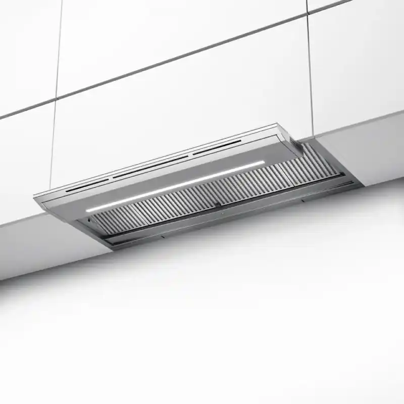 Faber Cappa da incasso IN-NOVA ZERO DRIP EXTREME A75 305.0730.803 finitura inox e vetro bianco da 75 cm Saldi