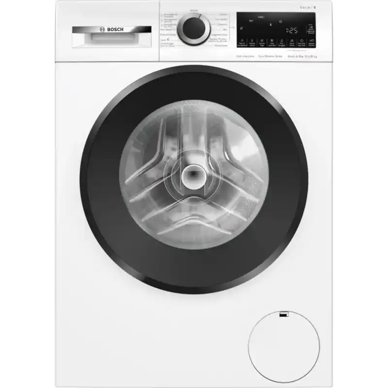 Miglior Prezzo PRONTA CONSEGNA - Bosch Lavasciuga a libera installazione WNG 25400 IT finitura bianco/nero da 60 cm - Serie 6
