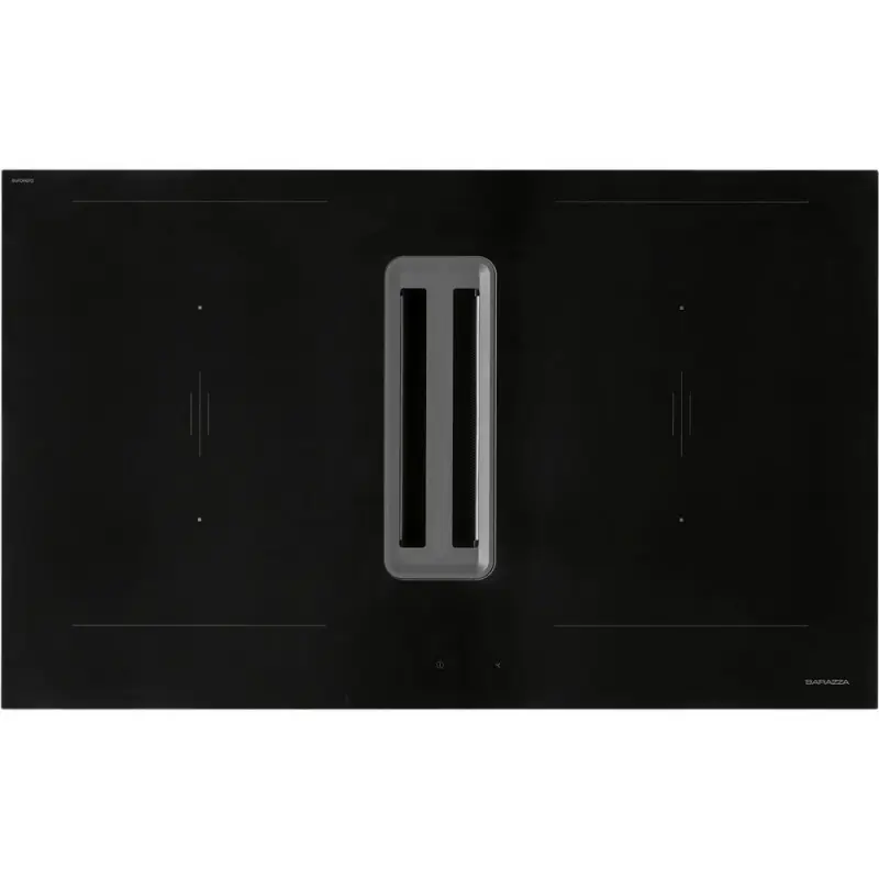 Barazza Piano cottura a induzione con cappa integrata Zero Advance 1PZA8N in vetroceramica nero da 80 cm Economico