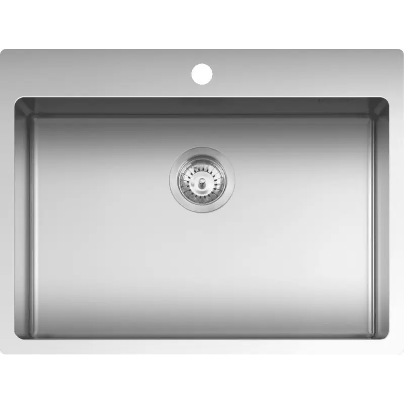 Barazza Lavello una vasca B_Smart 1LBS71 finitura acciaio inox satinato da 67x50,5 cm Scelto Dai Clienti