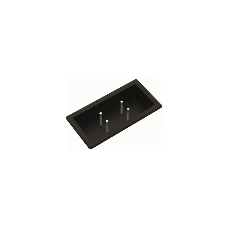 A Buon Prezzo Barazza Vaschetta cieca con scolapiatti con pioli 1CSPFN in acciaio inox nero opaco con fenix da 28 cm