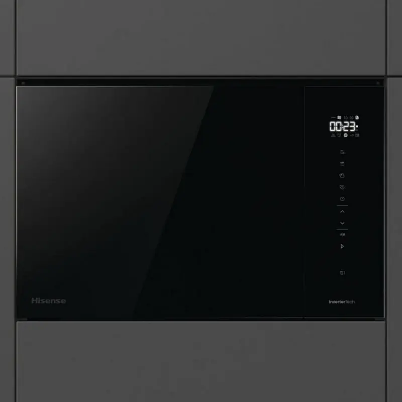 Compra Adesso PRONTA CONSEGNA - Hisense Forno microonde con grill da incasso BIM325GI63DBG finitura nero da 60 cm