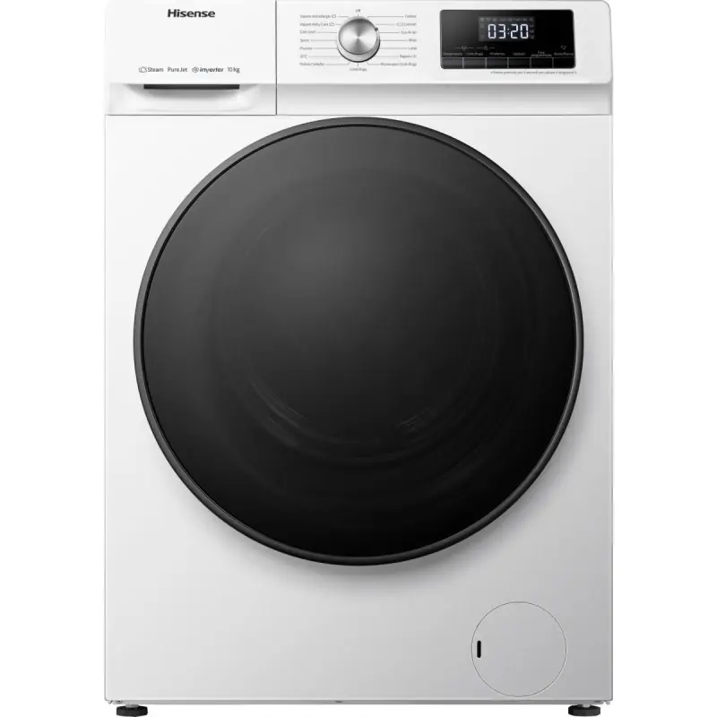 Prezzo Conveniente Hisense Lavatrice a libera installazione WFQA1014EVJM finitura bianco da 60 cm
