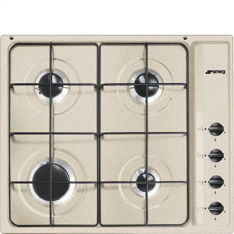 PRONTA CONSEGNA - Smeg Piano cottura a gas S64SAV2 finitura avena da 60 cm Solo Oggi