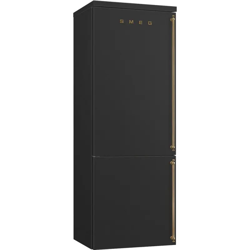Super Prezzo Smeg Frigorifero combinato a libera installazione con cerniera a sinistra FA8005LAO6 finitura antracite da 70 cm