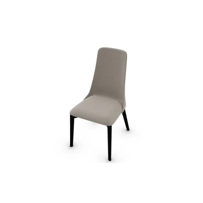 Prezzo Conveniente PRONTA CONSEGNA - Calligaris OUTLET Sedia Etoile CS1423 con struttura in faggio P132 grafite e seduta in tessuto A04 Denver tortora