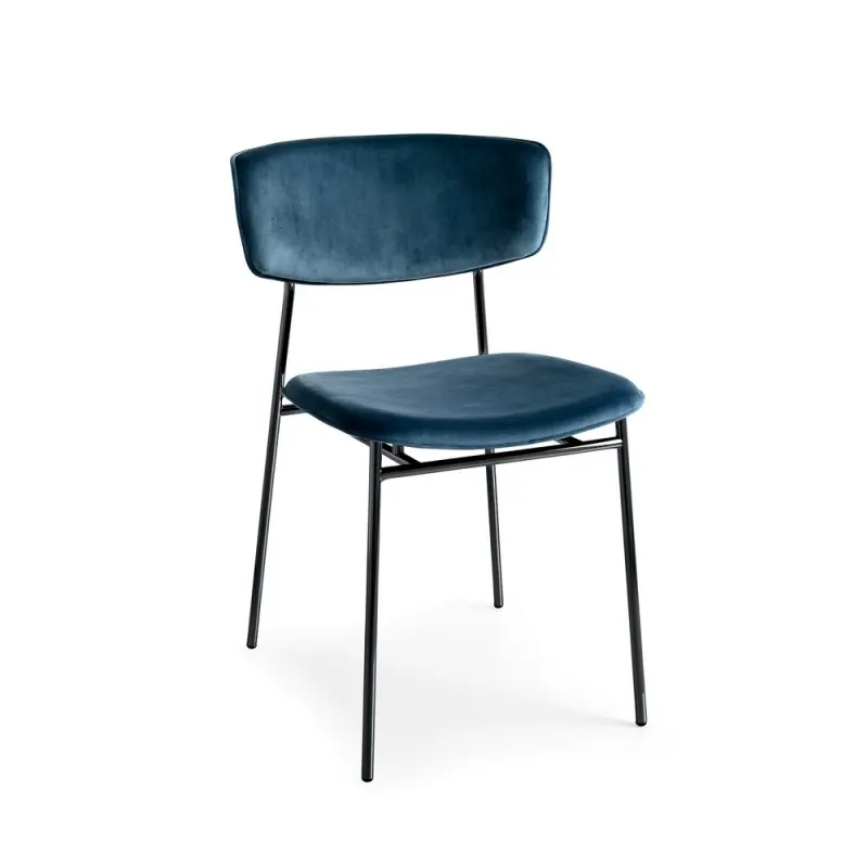 Compra Oggi Stesso PRONTA CONSEGNA - Calligaris OUTLET Sedia Fifties CS1854 con struttura in metallo P175 ottone lucido e seduta in tessuto S0U Venice rosa