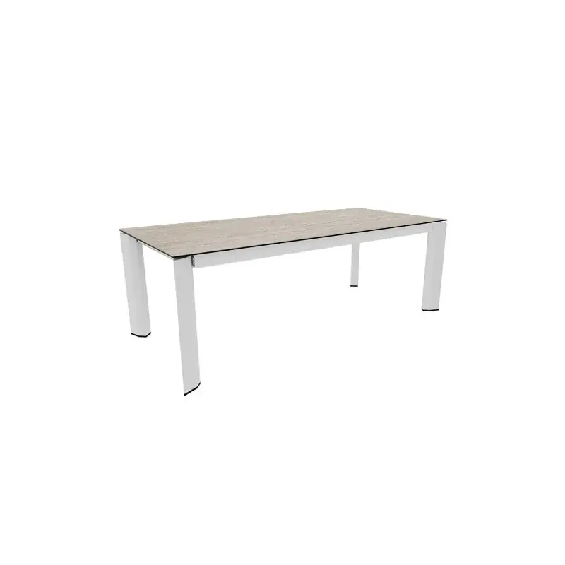 PRONTA CONSEGNA - Calligaris OUTLET Tavolo allungabile Delta CS4097-R 180 con struttura in metallo P94 e piano in impiallaciato P201 da 180x100 Offerta Speciale