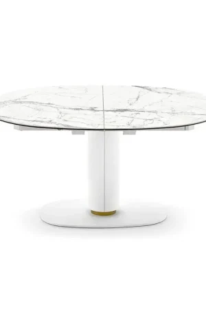 A Buon Prezzo PRONTA CONSEGNA - Calligaris OUTLET Tavolo allungabile Elson CS4137-E 150 - piastra mt. P29L,struttura mt. P94,piano cer(v) P9C,profilo mt. P15