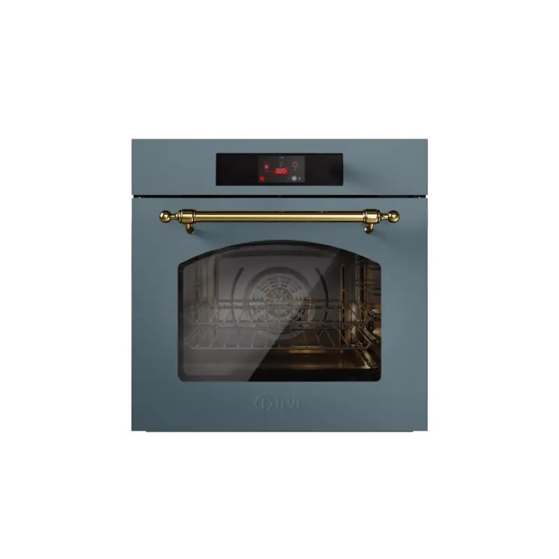 Ultima Occasione PRONTA CONSEGNA - Ilve Forno elettrico da incasso Nostalgie OV601NT3 finitura blue grey/cromo da 60 cm