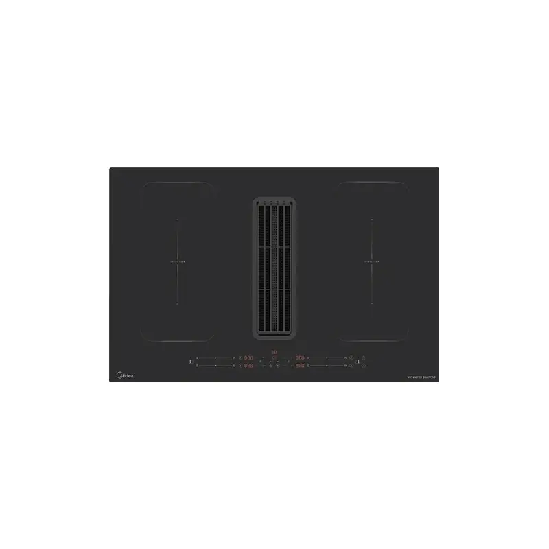 Subito Disponibile Midea Comfee Piano cottura a induzione con cappa integrata MIH740Y038B in vetroceramica nero da 80 cm