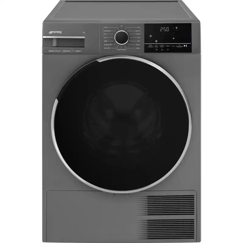 Subito Disponibile Smeg Asciugatrice a libera installazione DNG09SEB finitura stone grey da 60 cm