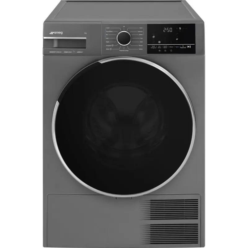 Offerta Speciale Smeg Asciugatrice a libera installazione DNG10SEB finitura stone grey da 60 cm
