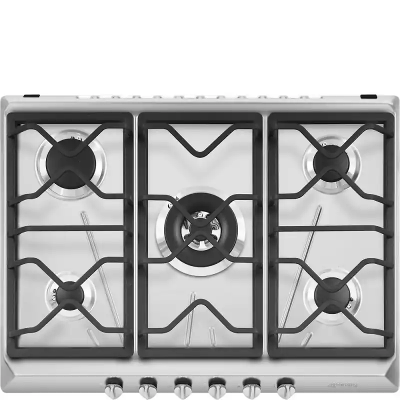 Di Tendenza PRONTA CONSEGNA - Smeg Piano cottura a gas SRV576O finitura acciaio inox da 70 cm