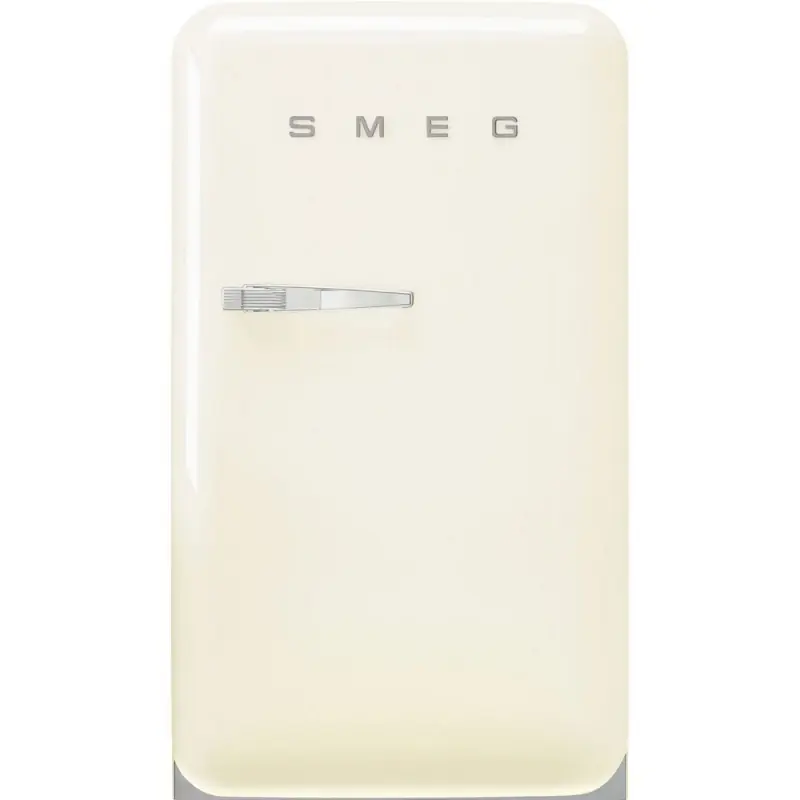 Spedizione Espresso Smeg Frigorifero monoporta con cerniere a destra a libera installazione FAB10HRCR6 finitura panna da 55 cm