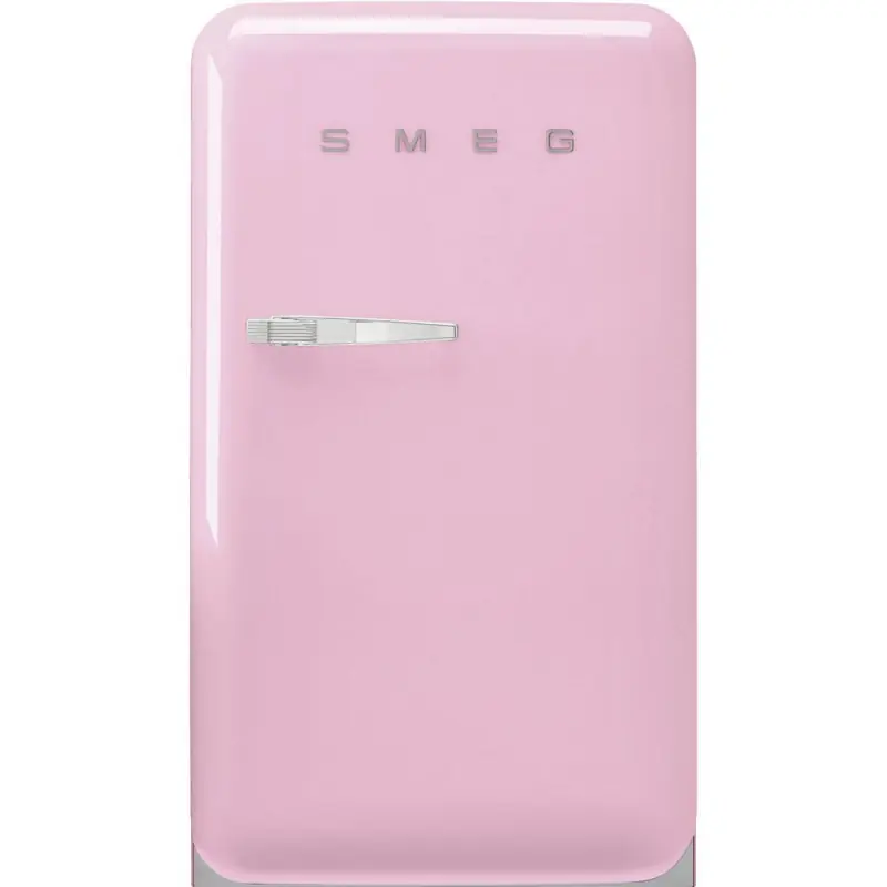 Miglior Prezzo Smeg Frigorifero monoporta con cerniere a destra a libera installazione FAB10HRPK6 finitura rosa da 55 cm