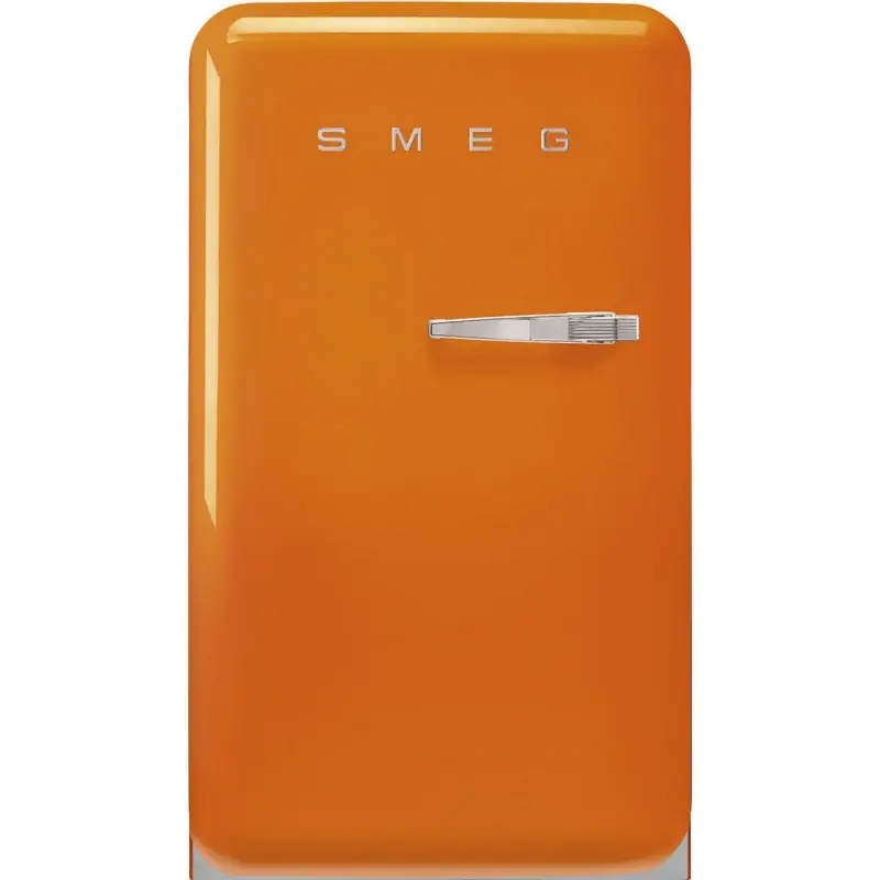 Smeg Frigorifero monoporta con cerniere a sinistra a libera installazione FAB10LOR6 finitura arancione da 55 cm Ordina Subito