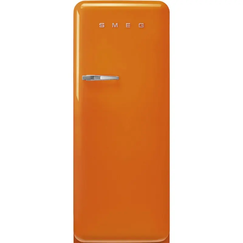 Smeg Frigorifero monoporta con cerniere a destra a libera installazione FAB28ROR6 finitura arancione da 60 cm Must-Have