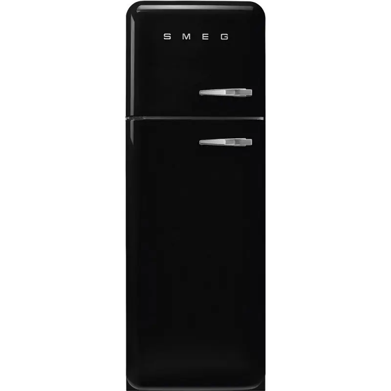 Smeg Frigorifero doppia porta con cerniere a sinistra a libera installazione FAB30LBL6 finitura nero da 60 cm Vendita Finale