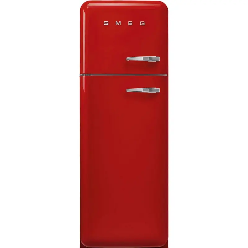 Smeg Frigorifero doppia porta con cerniere a sinistra a libera installazione FAB30LRD6 finitura rosso da 60 cm Saldi