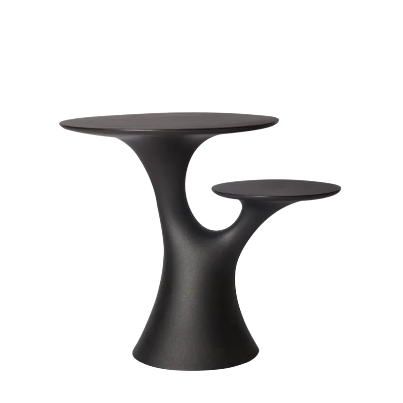 Nuova Collezione Qeeboo Tavolino Albero dei Conigli Nero H75 cm