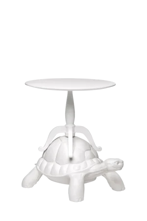 Compra Adesso Qeeboo Tavolino da Caffè Turtle Carry Bianco