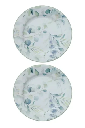 Offerta Lampo Hervit Set 2 Piatti Dolce in Porcellana D19,5 cm