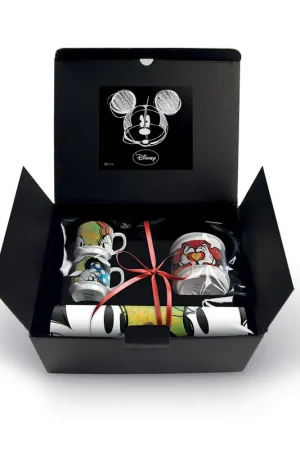 Compra Oggi Stesso Egan Set 2 Mug Impilabili Mickey con 2 Tovagliette + Zuccheriera Verde