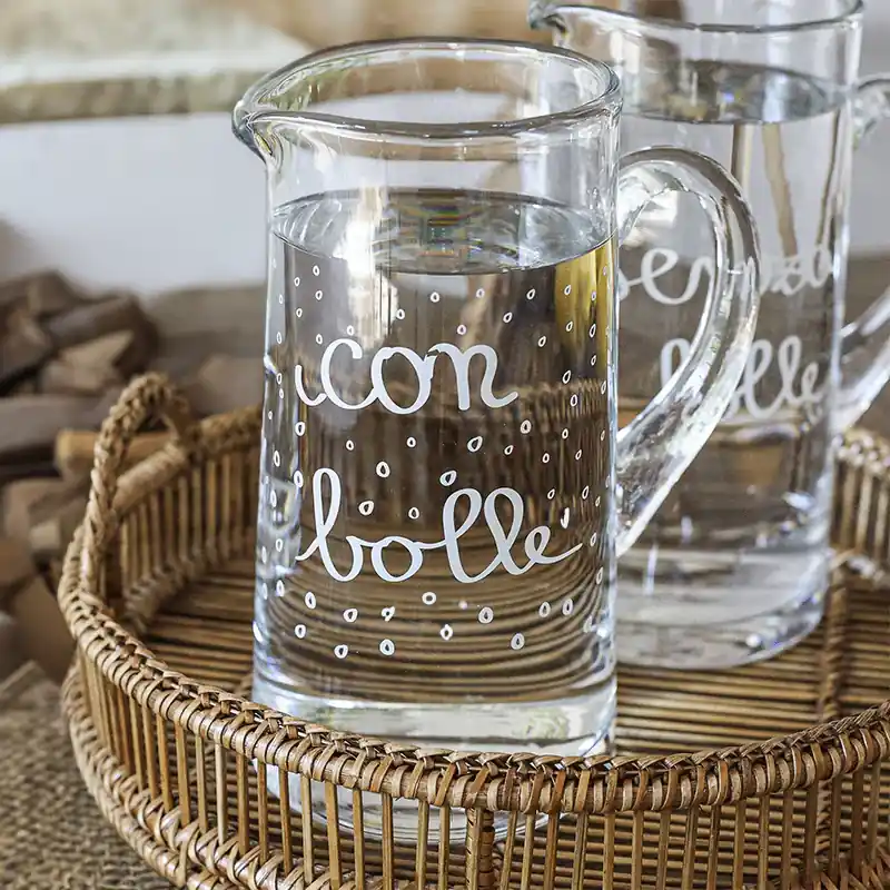 Simple Day Brocca Con Bolle in Vetro 1.2 Lt Must-Have