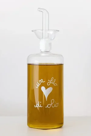Esclusivo Simple Day Bottiglia Olio un Goccio Di olio in vetro 570 ml
