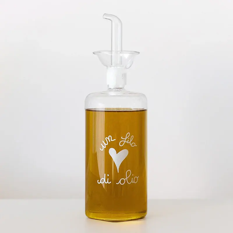 Esclusivo Simple Day Bottiglia Olio un Goccio Di olio in vetro 570 ml