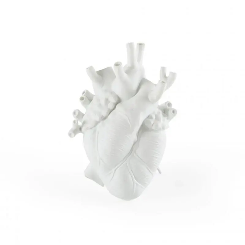 Super Prezzo Seletti Vaso cuore Love in Bloom in Porcellana Bianca H25 cm