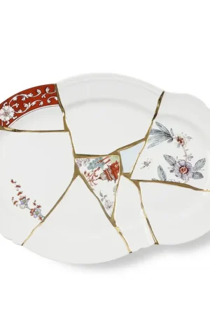 Seletti Vassoio Kintsugi in Porcellana 42,5 cm Promo Stagionale