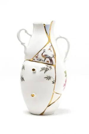 Consegna Rapida Seletti Vaso Kintsugi in Porcellana H32 cm