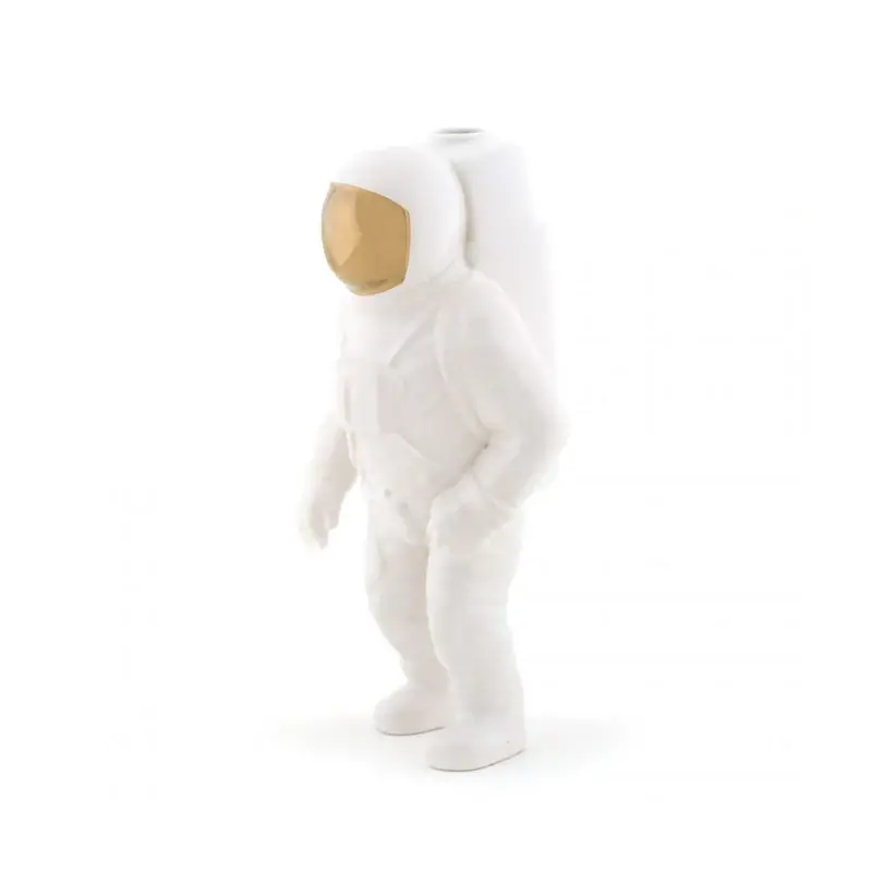 Saldi Seletti Vaso Cosmic Diner Starman in Porcellana H28 cm Bianco