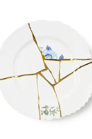 Prezzo Conveniente Seletti Piatto Piano Kintsugi in Porcellana D27,5 cm