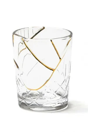 Prezzo Di Fabbrica Seletti Bicchiere Acqua Kintsugi in Vetro H10 D8,2 cm