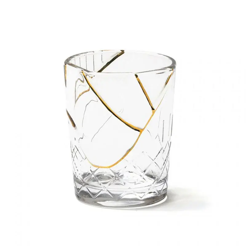 Prezzo Di Fabbrica Seletti Bicchiere Acqua Kintsugi in Vetro H10 D8,2 cm