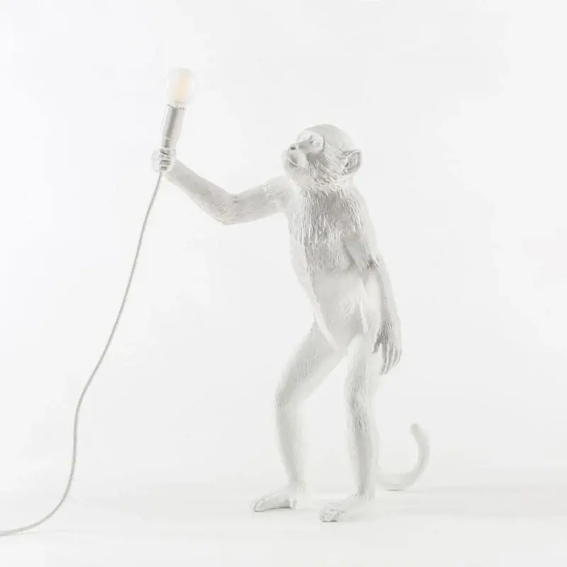 Quantità Limitata Seletti Lampada Monkey in Piedi Resina H54 cm