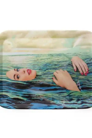 Prezzo Conveniente Seletti Vassoio Sea Girl in Melanina 32x43,5 cm