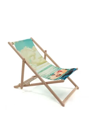 Subito Disponibile Seletti Sedia Pieghevole in Legno Sea Girl 87x58xh81 cm