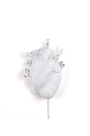 Compra Adesso Seletti Applique Heart Lamp in Porcellana H32 cm