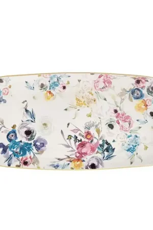 Brandani Vassoio Rettangolare Paradise Stoneware 40,5x21 cm Economico