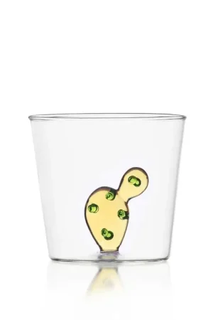 Ichendorf Milano Bicchiere Tumbler Cactus Desert Plants Ambra Nuova Collezione