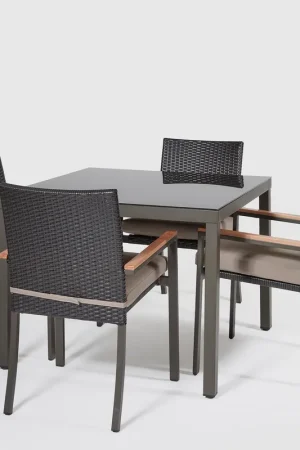 EDG Enzo de Gasperi Set Esterno da Giardino 5 Pezzi Tavolo con 4 Sedie A Buon Prezzo