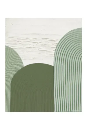 Agave Quadro Green Curves 80x100 cm Professionale