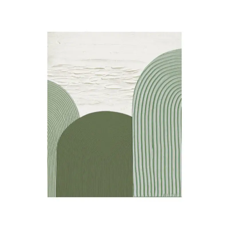 Agave Quadro Green Curves 80x100 cm Professionale